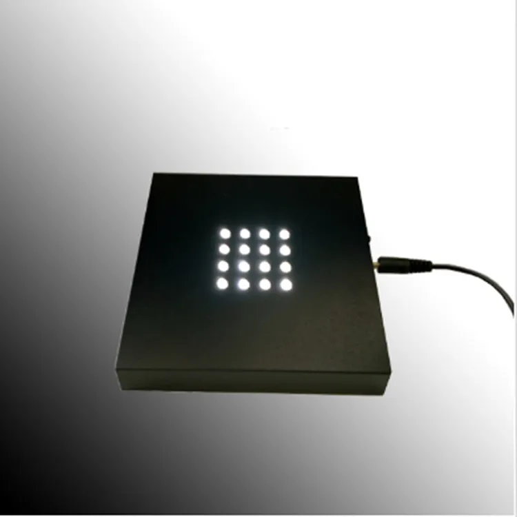 16 White- Light LED Lighted Base for Glass Art - Crystal Display, Lighted Acrylic Base, Glass Vases for Centerpieces Stand