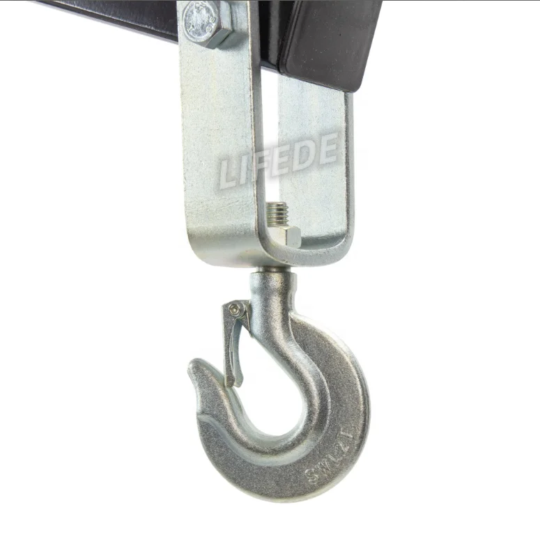 2 Ton Engine Motor Hoist Folding Shop Crane Hydraulic Car Engine Crane Lifting Picker Crane