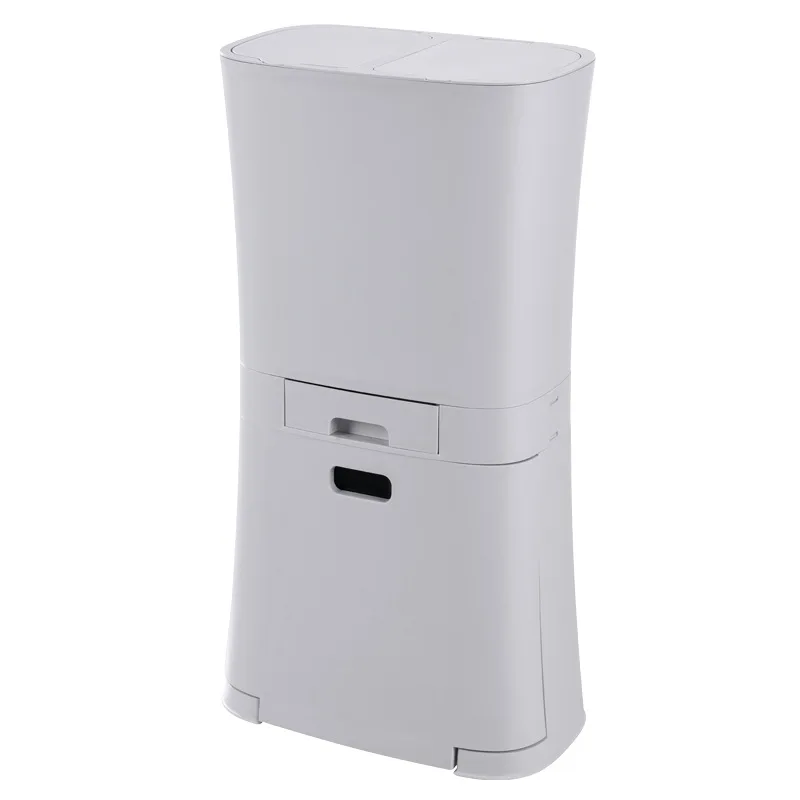 Household living room kitchen sorting dual trash can Dry and wet separation garbage bin kitchen
