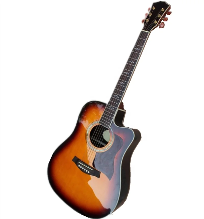 Huiyuan однотонные акустические гитары с золотыми тюнерами, музыкальные инструменты для концертов, музыкальных выставок