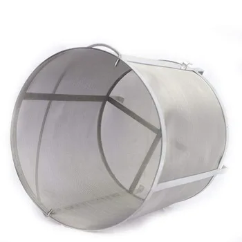 Оптовая продажа 100 300 400 микрон из нержавеющей стали Сетчатое ведро домашнее пивоваренное оборудование зерновая корзина пивоваренный хмель фильтр