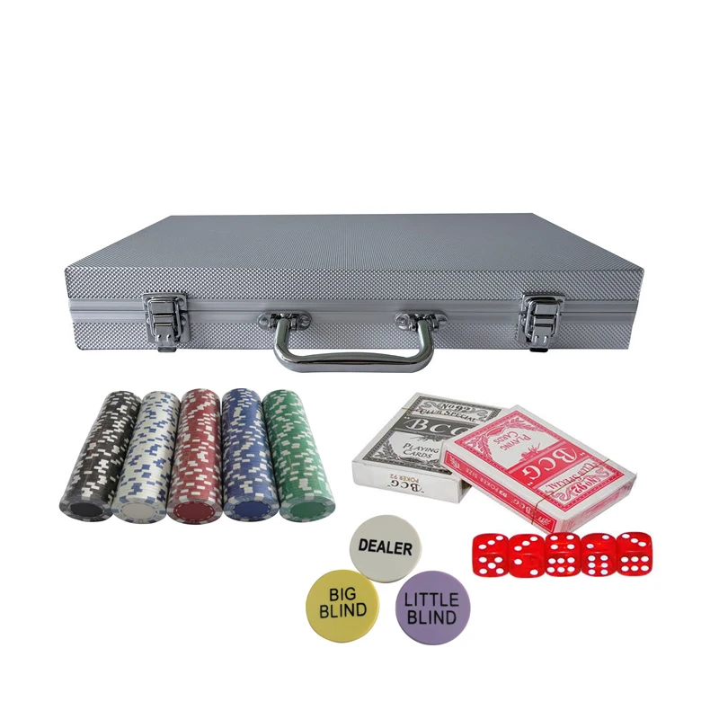 New Style Cheap casino game aluminum 300 poker chips case