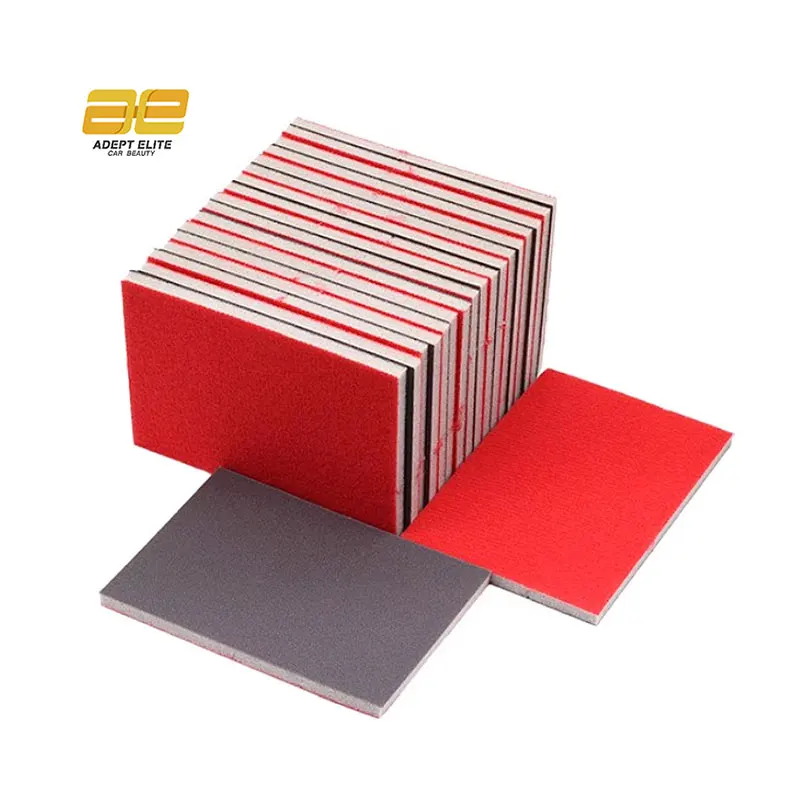 70*100mm Rectangle Multi Grit Flocking Sanding Sponge for wood,metal,wall grinding Abrasive sponge