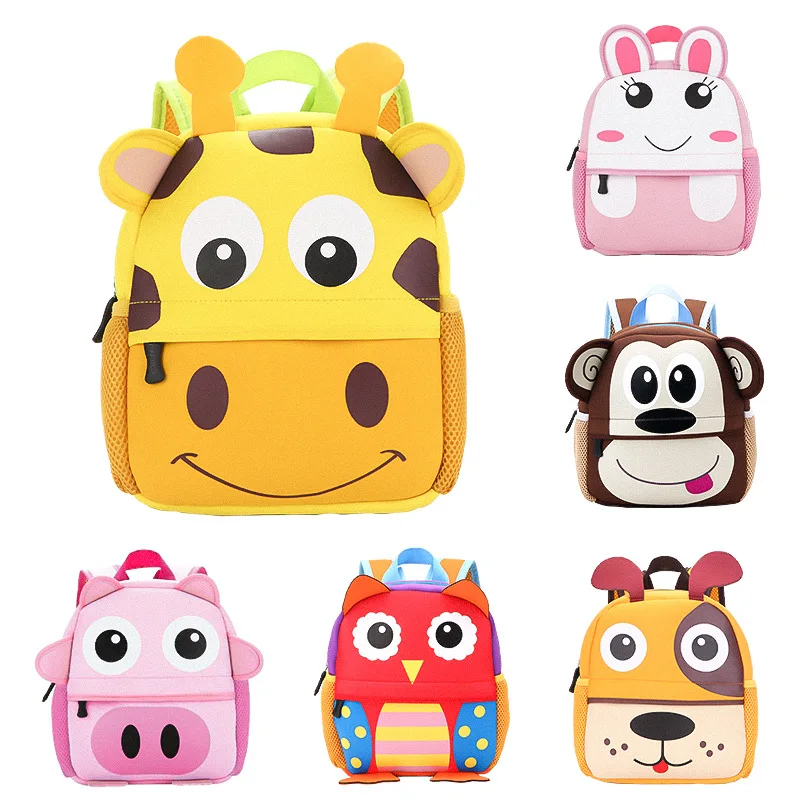 2022 New Design Boys and Girls High Quality Kids Cartoon Backpack Waterproof Cute