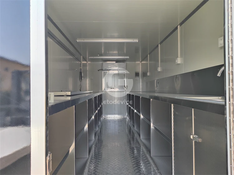 Deep Fryer Trailer French Fry Pizza Cart Sale Coffee Cart Ice Cream Trucks Food Concession Standard Food Cart Equipment