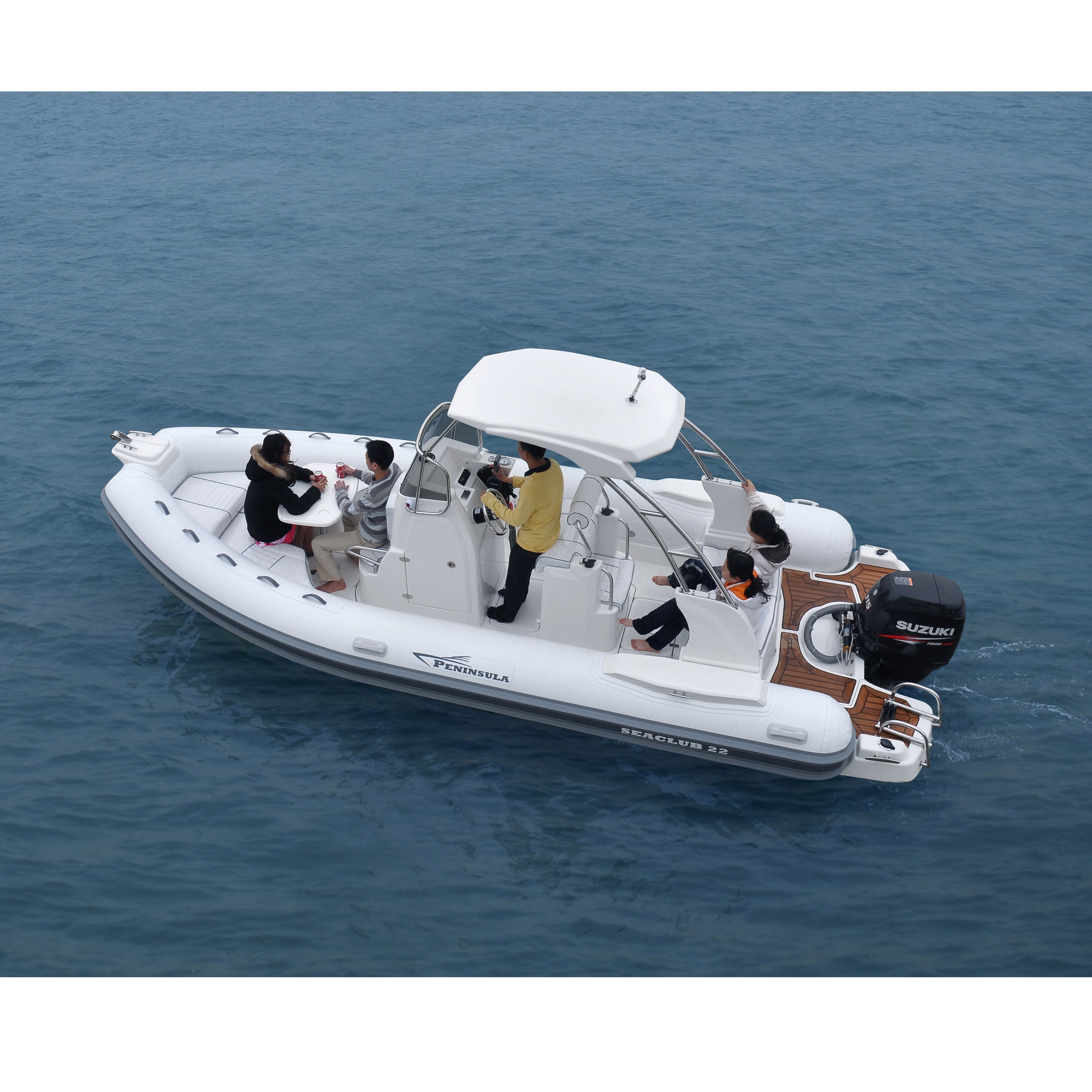 SEACLUB 22 6.5m inflatable boat with outboard motor