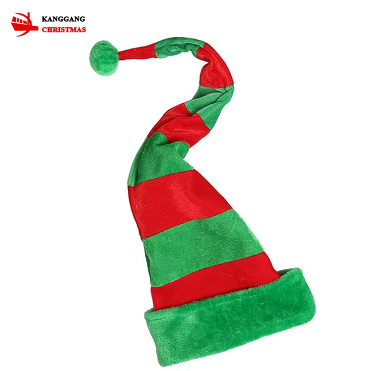 KG Xmas In Stock Noel Navidad Various Designs Santa Hat Green Christmas Elf Hat Clown Christmas Hat For Kids And Adults