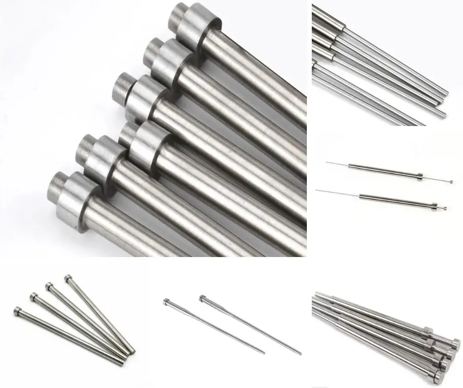 factory sales insert pin skd61 ejector pins straight precision ejector press pins and sleeve