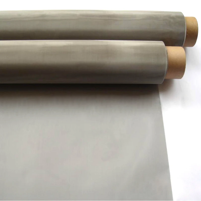 Food Grade Aisi Sus 304 316 316l 430 904l 150 120 180 220 Micron Screen Stainless Steel Wire Mesh Stock Supply