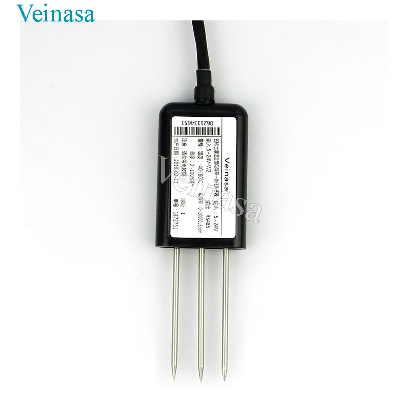 Veinasa-TWD Underground Soil Temperature Conductivity Sensor Arduino 4-20ma for Smart Farm System