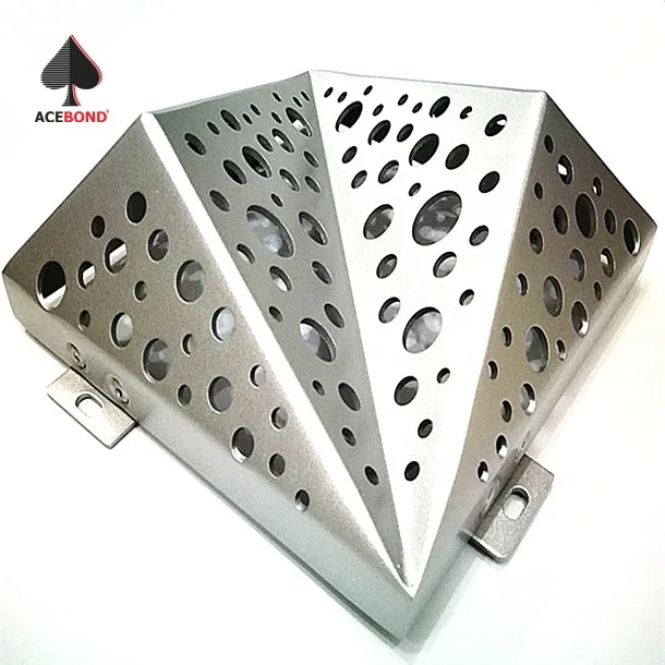  ACEBOND Серебристая цветная алюминиевая облицовочная Панель 3D для украшения