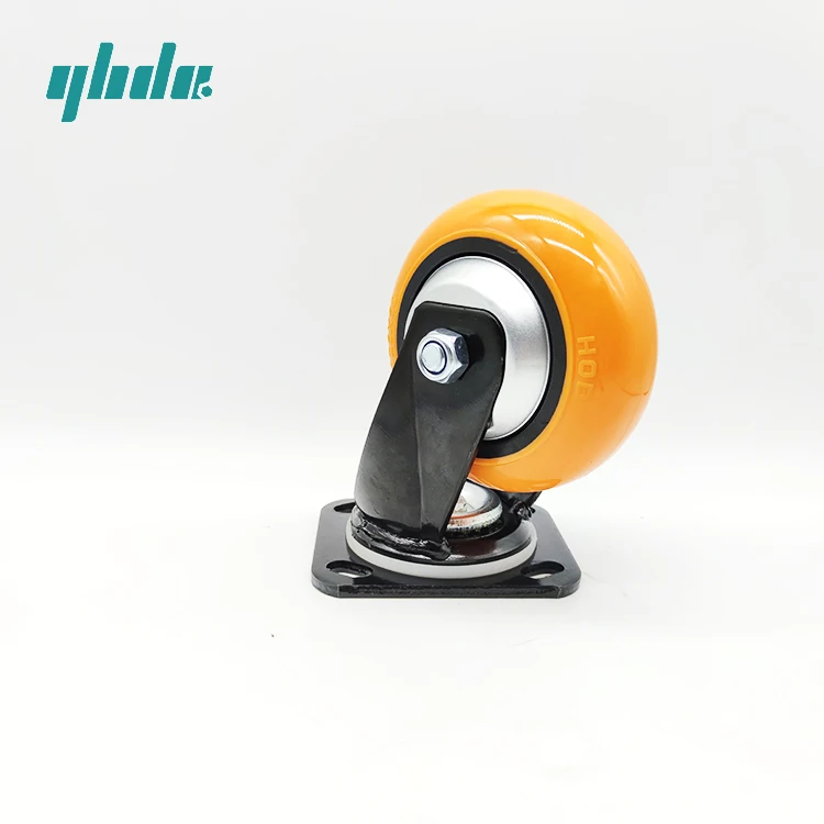 YHD CEL01 Heavy Duty Caster Customized American Bottom Plate Wheel Caster Wheel Industrial Caster for Machine Tool