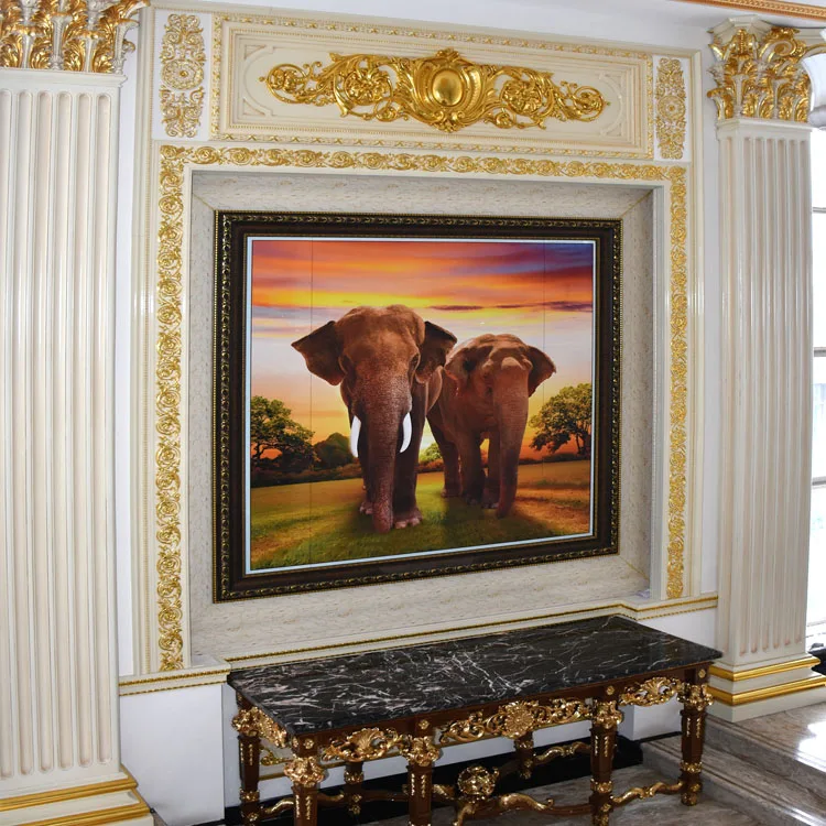 Banruo Luxury Antique Renaissance Polyurethane Mirror Frame for Wall Decor