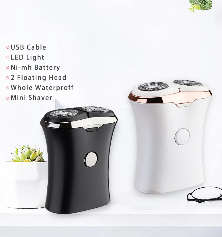 NEW Mini USB Electric Shaver Rechargeable Electric Men Razor Shaver For Travelling RQ218 porket shaver for man