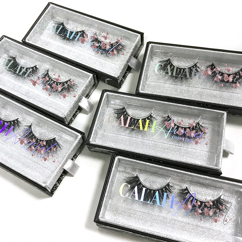 Factory Manufacture 5 Pack 3m 5d Eyelashes Real Magnetic Mink Eyelash Eye Lashes Natural mink lash