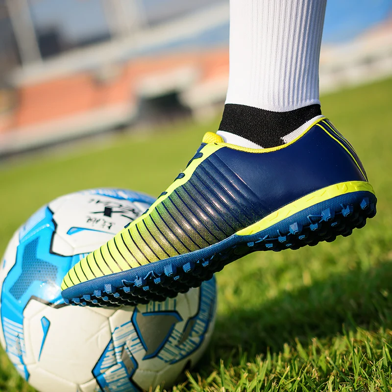 Spiked shoes children youth  soccer shoes outdoor broken spike sneakers Football shoes