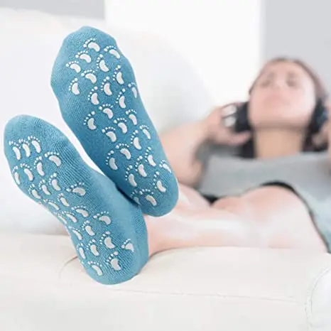 Wholesale Gel Moisture Socks Spa Socks Moisturizing Spa Aloe Gel Infused Socks