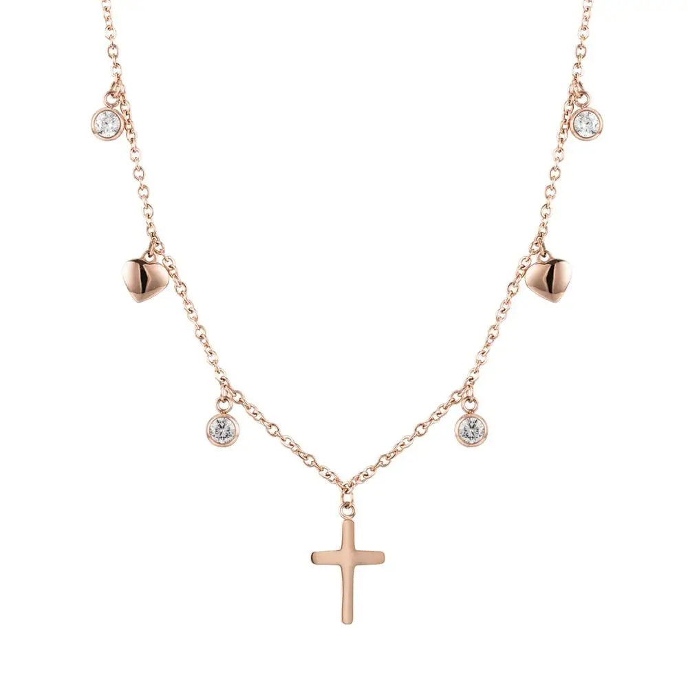 Женское колье-чокер из нержавеющей стали