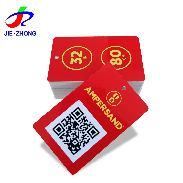 Customized Print VIP Discount Supermarket Business Magnetic Loyalty Cards With QR Code