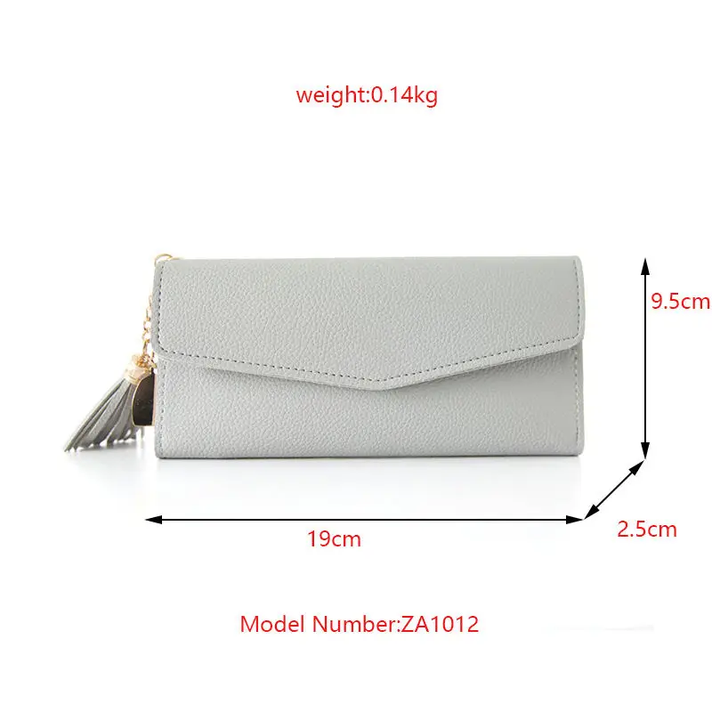 2023 Simple Zipper Purses Long Section Clutch Wallet Soft Pu Leather Designer Slim Wallets Leather Woman