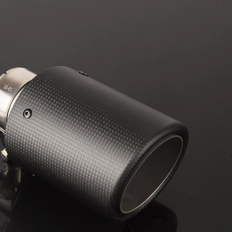 High Quality Double Outlet Carbon Fiber Exhaust Tips for Exhaust End Pipe Modification