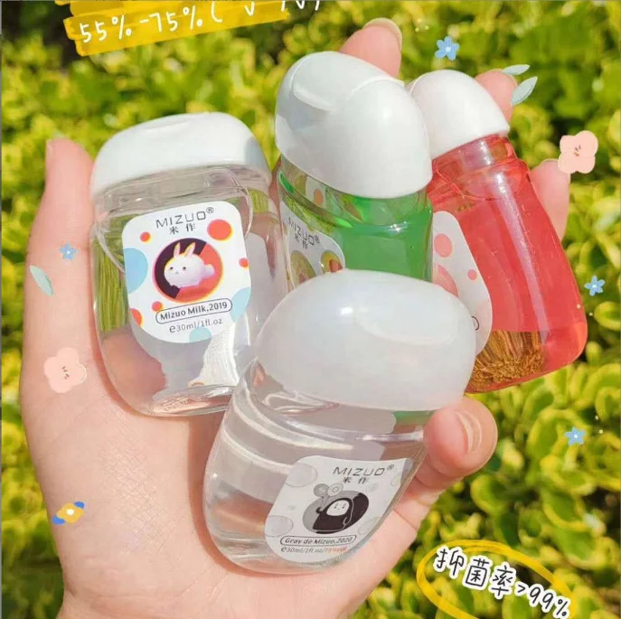 Empty 1 Oz 30ml Pet Plastic Bottle For Alcohol Gel Hand Sanitizer Pocket Hand Small Mini Sanitizer Bottles