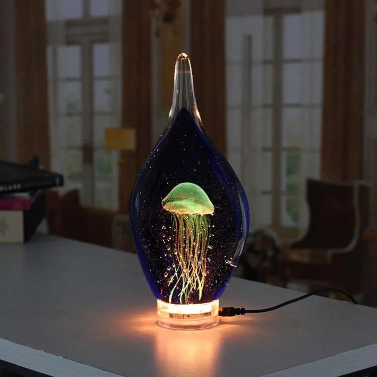 Festival gift blown glass jellyfish crafts