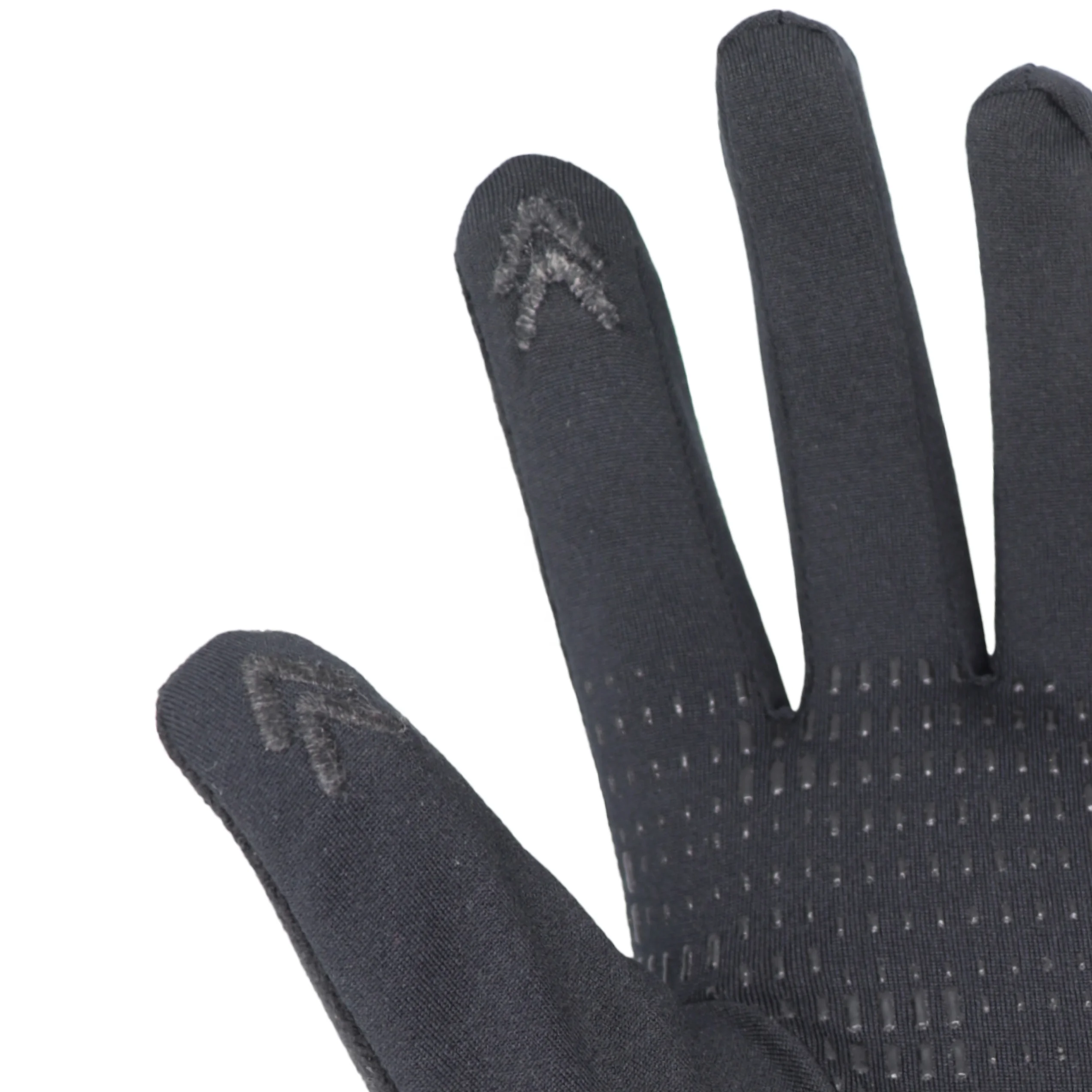 Chinese factory touch screen Polyester pulled wool cloth customize running gloves