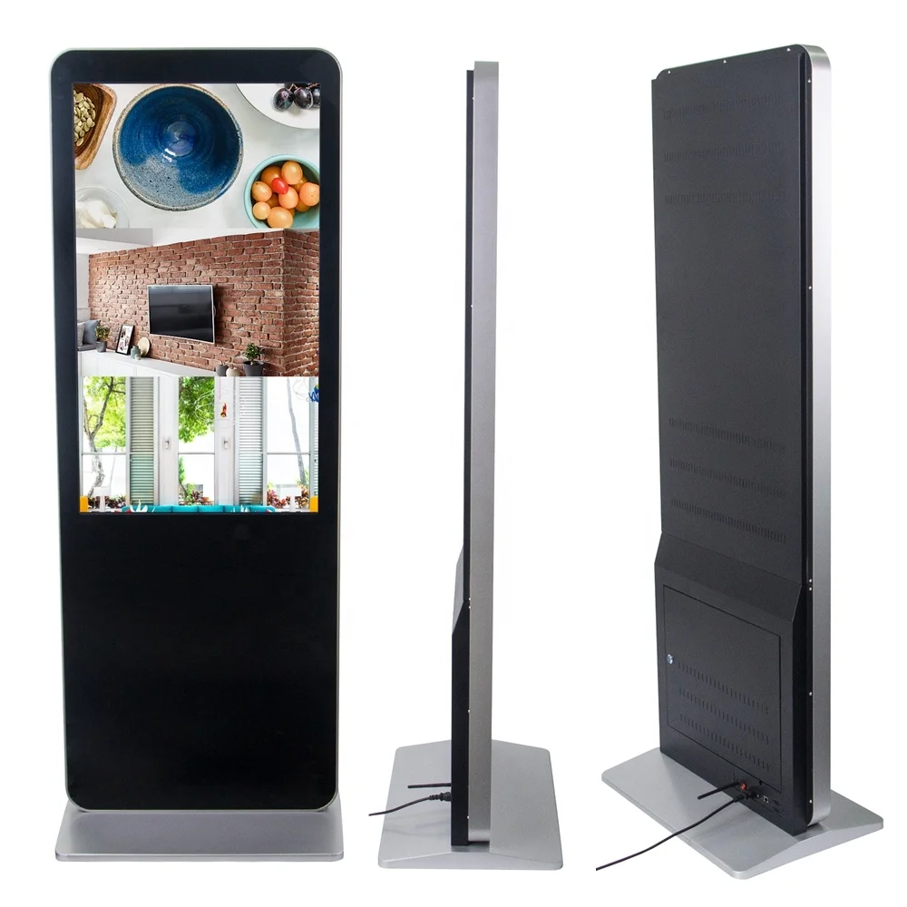 43 inch touch screen LCD floor standing digital sinage for indoor shopping mall advertising display