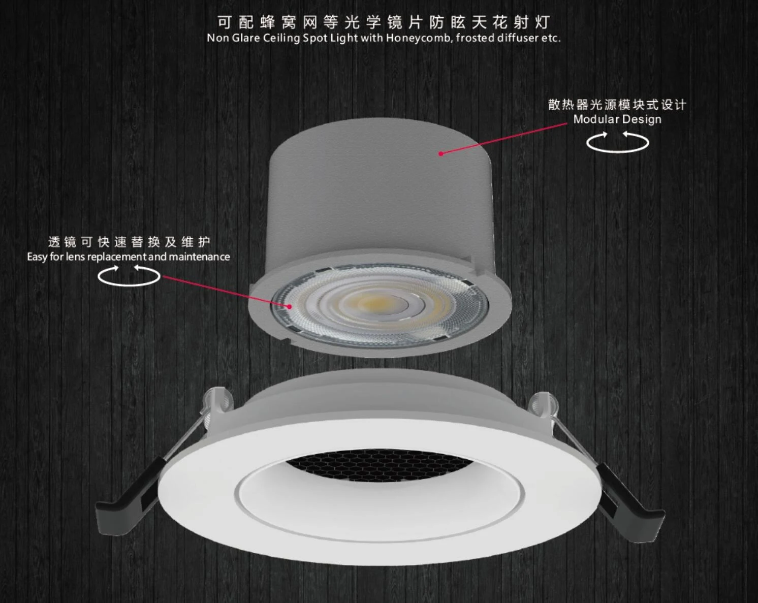 Multitalented Led Downlight Ceiling Recessed Spot Light - Adjustable - Switch 3CCT - Modular - Affordable Price - High Quality