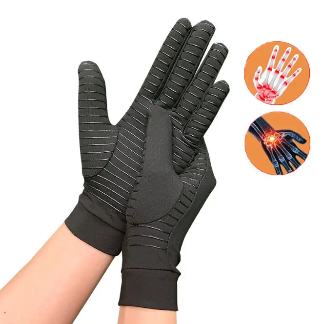 Outdoor Work Protection, Anti-arthritis Gloves, Black Cycling Sports Breathable Painkiller Chemotherapy Gloves