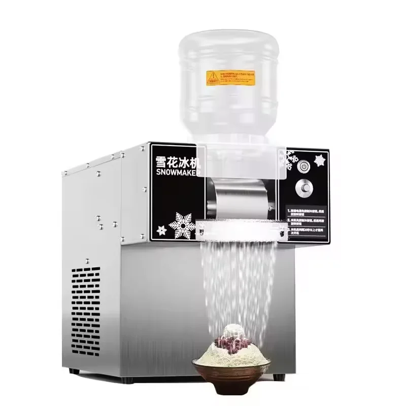 Commercial Korean Bingsu Snow Snowflake machine mini snow ice maker shaver machine for sale