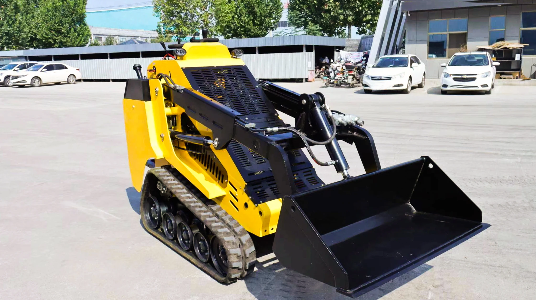 Factory price china skid steer mini skid steer loader and excavator