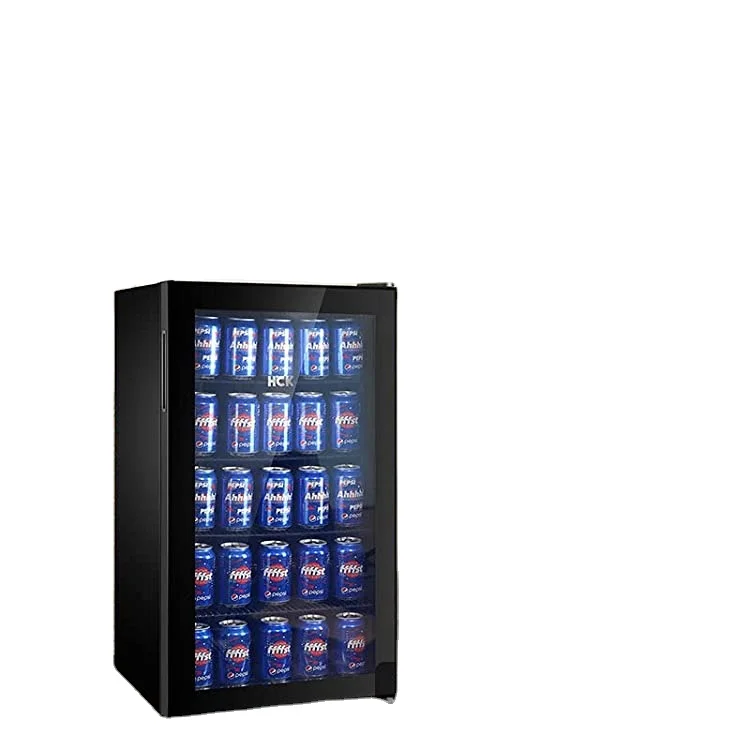 Compact Corner Display fridge small frigo for drink soda wine cooler Compressor Cooling System wire shelves Commercial Custom