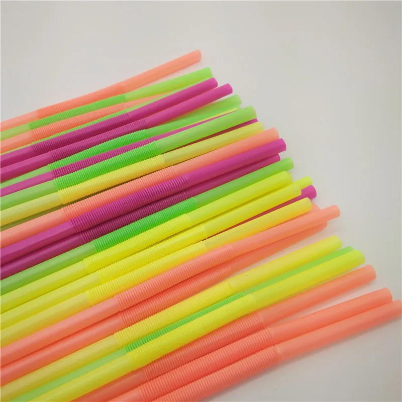 100% Compostable Plant Based PLA Straws Plastic Less Biodegradable Drinking Straws Disposable Eco Friendly Plastic Bar Straws