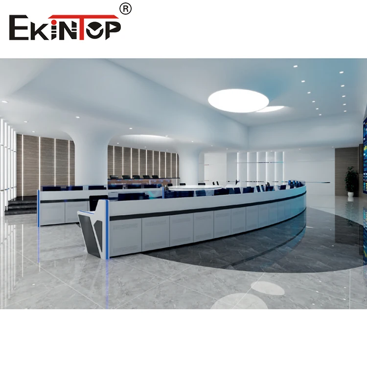 Ekintop High-End LED Security Command Center Monitor Console Desk Customized Control Room Furniture