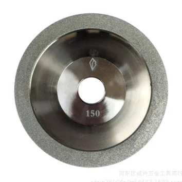 Knife grinder Alloy cutting tools cnc Diamond electroplated bowl grind wheel 100mm