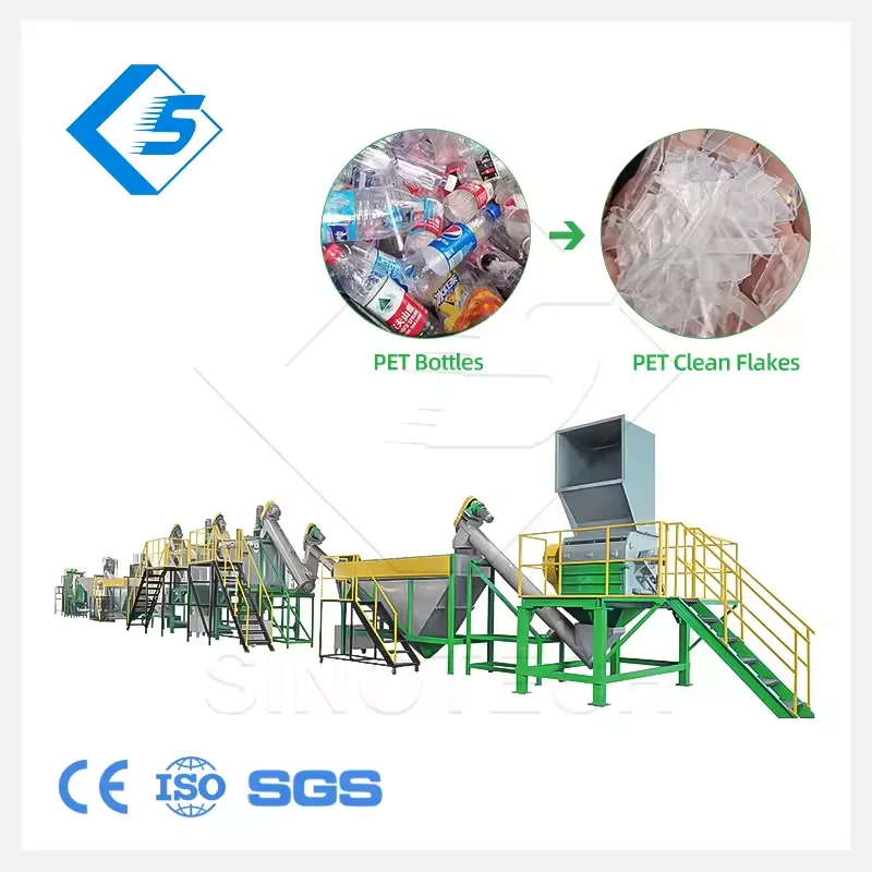 PET bottle flakes washing drying recycling machine / Equipment plastic PET Bottle flakes Recycling Recycler Wash machine Line