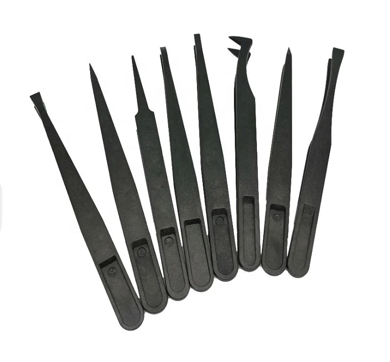 
Customizable Antistatic ESD Plastic Tweezers 