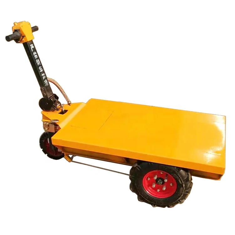 RTP600 600kg Capacity Material Handling Rough Terrain Electric Powered Platform  transport Truck