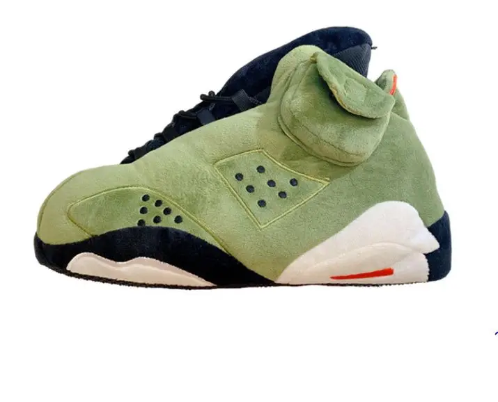 
Winter Cotton Shoes Warm House Plush Yeezy Jordan AJ Cozy sneaker Slippers 