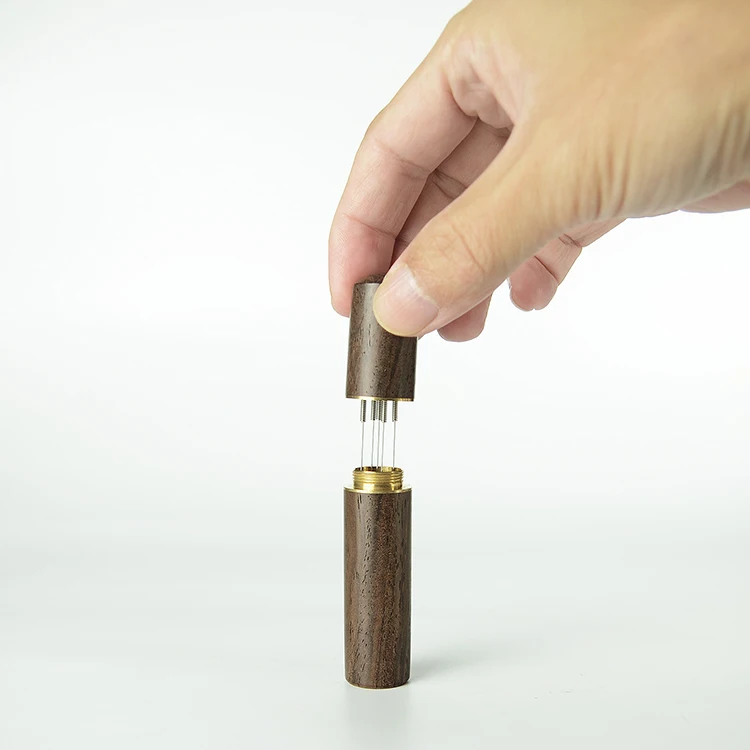 Rosewood Handle Needle Type Distributor Professional EWDT Distribution Tool for Barista