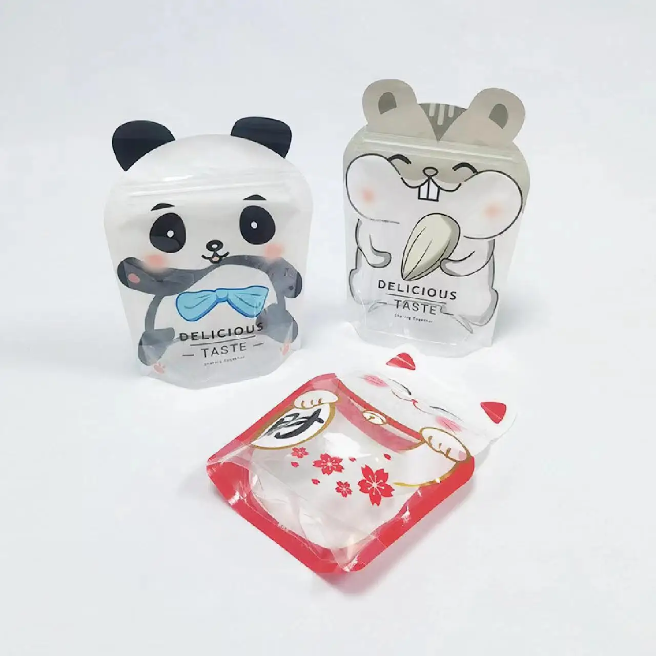 Custom Food Packaging Waterproof Biodegradable Plastic Aluminum Foil Bags Zip Lock Doypack Standup Stand Up Pouch