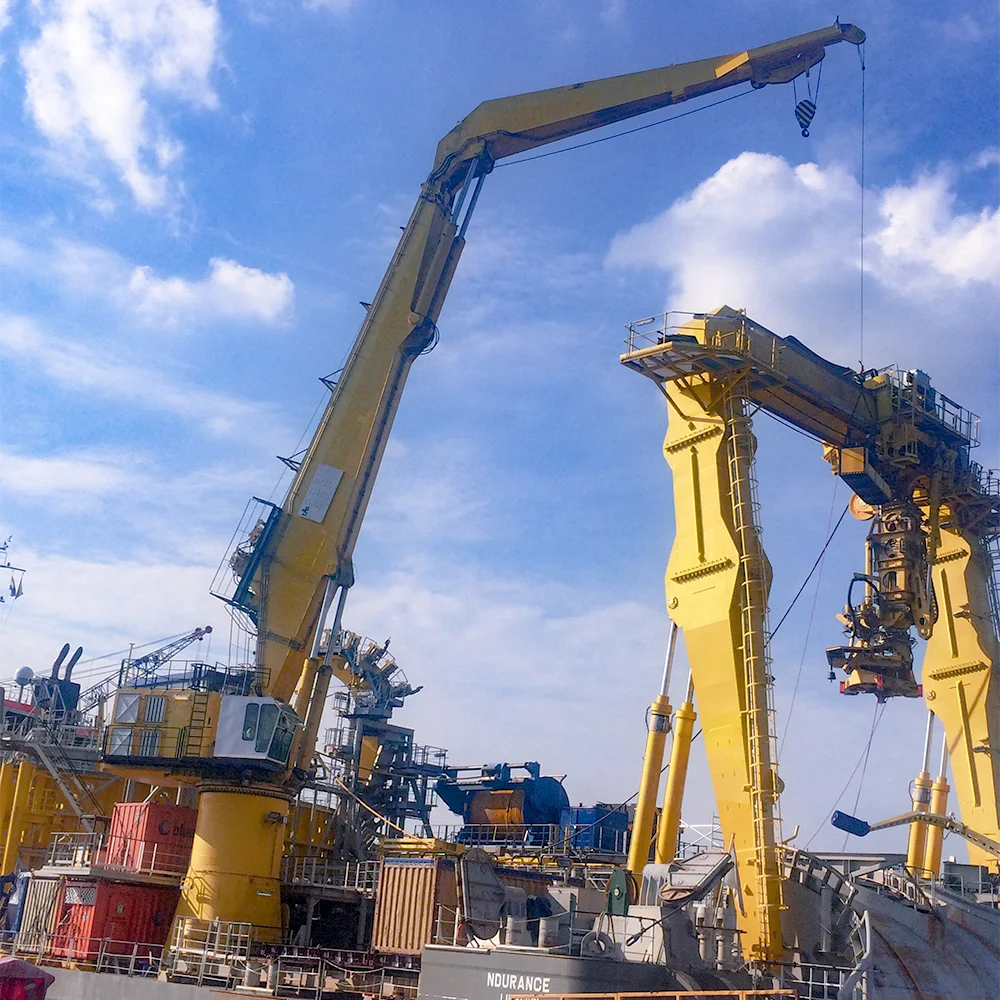 Professional 20 Ton Marine Deck Crane with Core Motor Engine & Gear Components