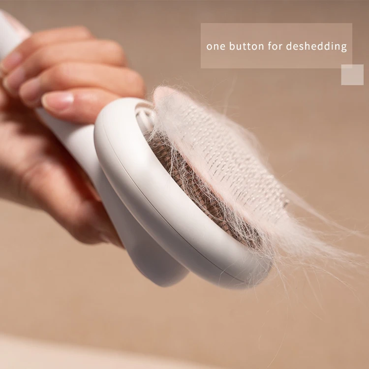 
Factory Supply Wholesale Grooming Non-Slip Handle cat dog brush 