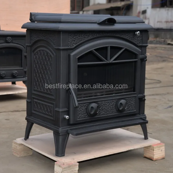 Household wood burning stove cast iron wood cook stove with oven stove