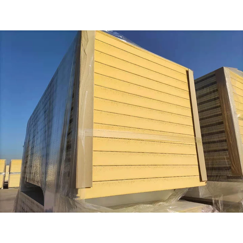 Best sale 150mm color steel Insulation wall pu polyurethane sandwich panel cool room cold storage panel price