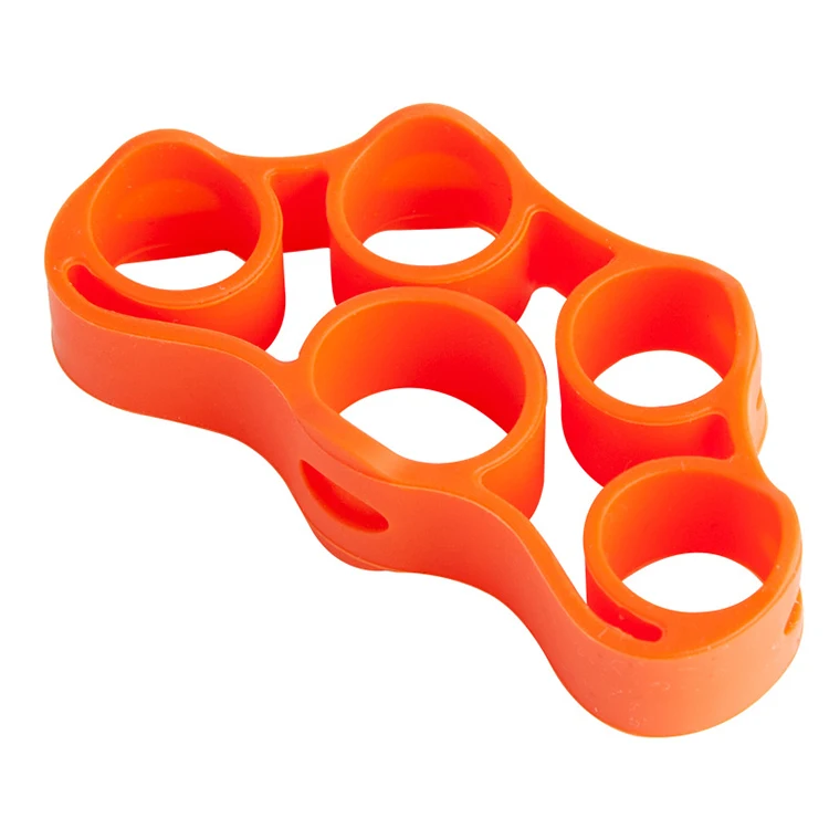 Fast shipment hand gripper silicone bracelet finger training acupuncture massage finger rings,finger ring gymnastics hand grip