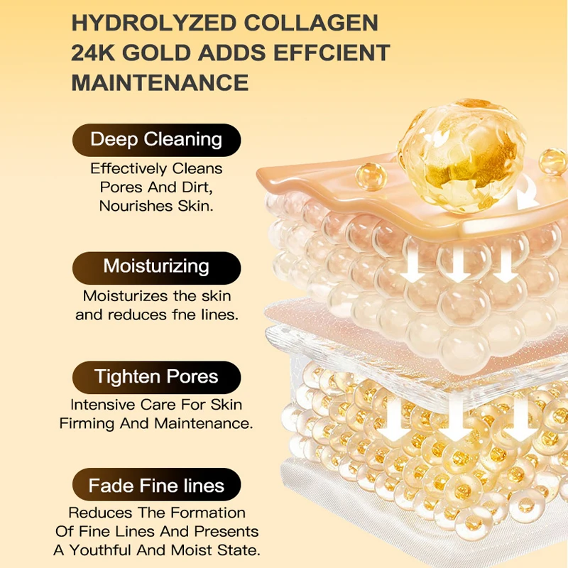 24k essence anti-aging moisturizing anti-wrinkle firming facial essence shrink pores moisturizing skin gold foil essence