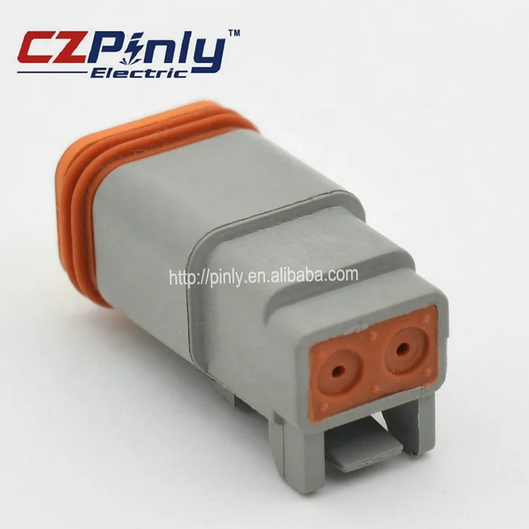2 Pin Female Waterproof Auto Connector AT06-2S DT06-2S